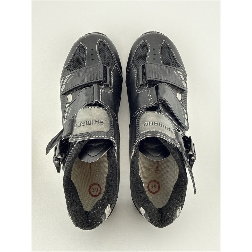 Shimano SH-WM63L Womens Mountain Bike Shoes EU 39/US 7.5 Black With Cleats